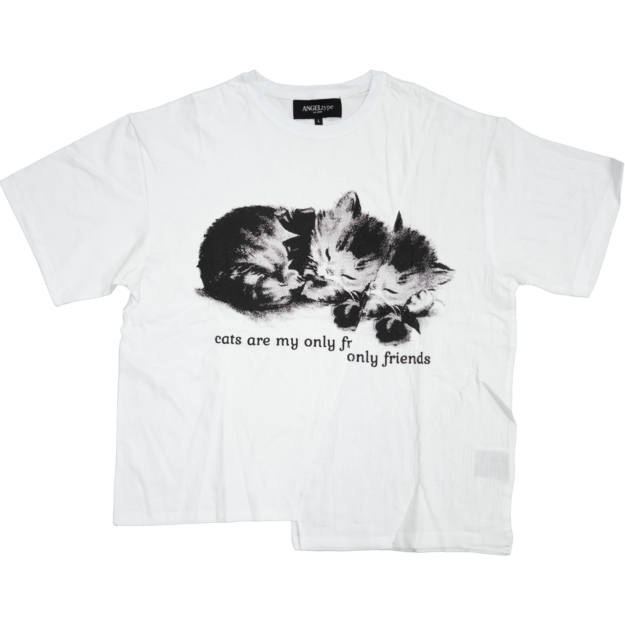 CATS SPLIT TEE