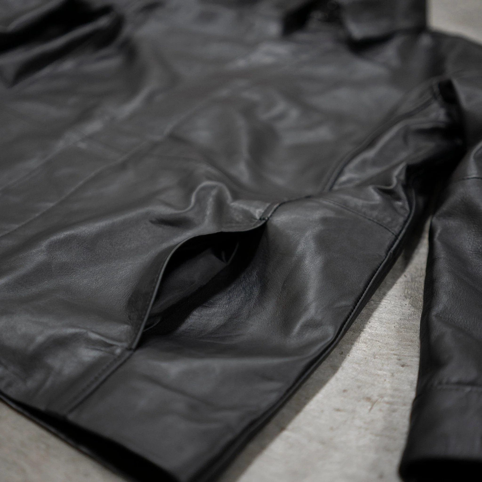 PANELED SHEEPSKIN LEATHER JACKET - Image 8