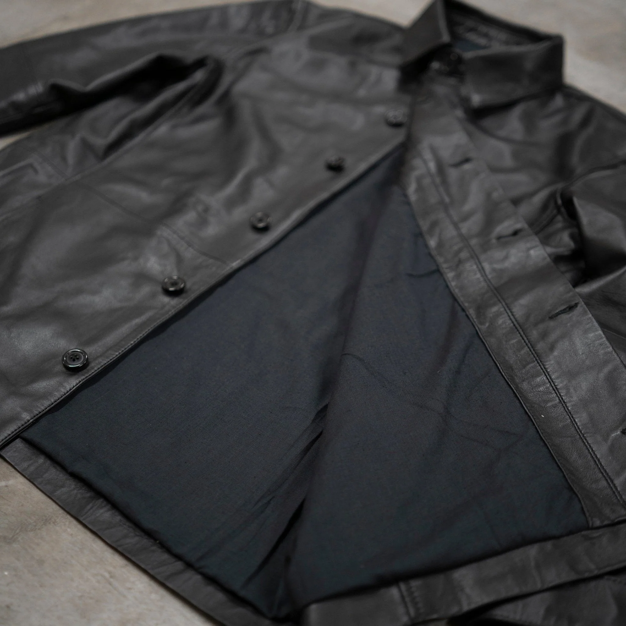 PANELED SHEEPSKIN LEATHER JACKET - Image 9