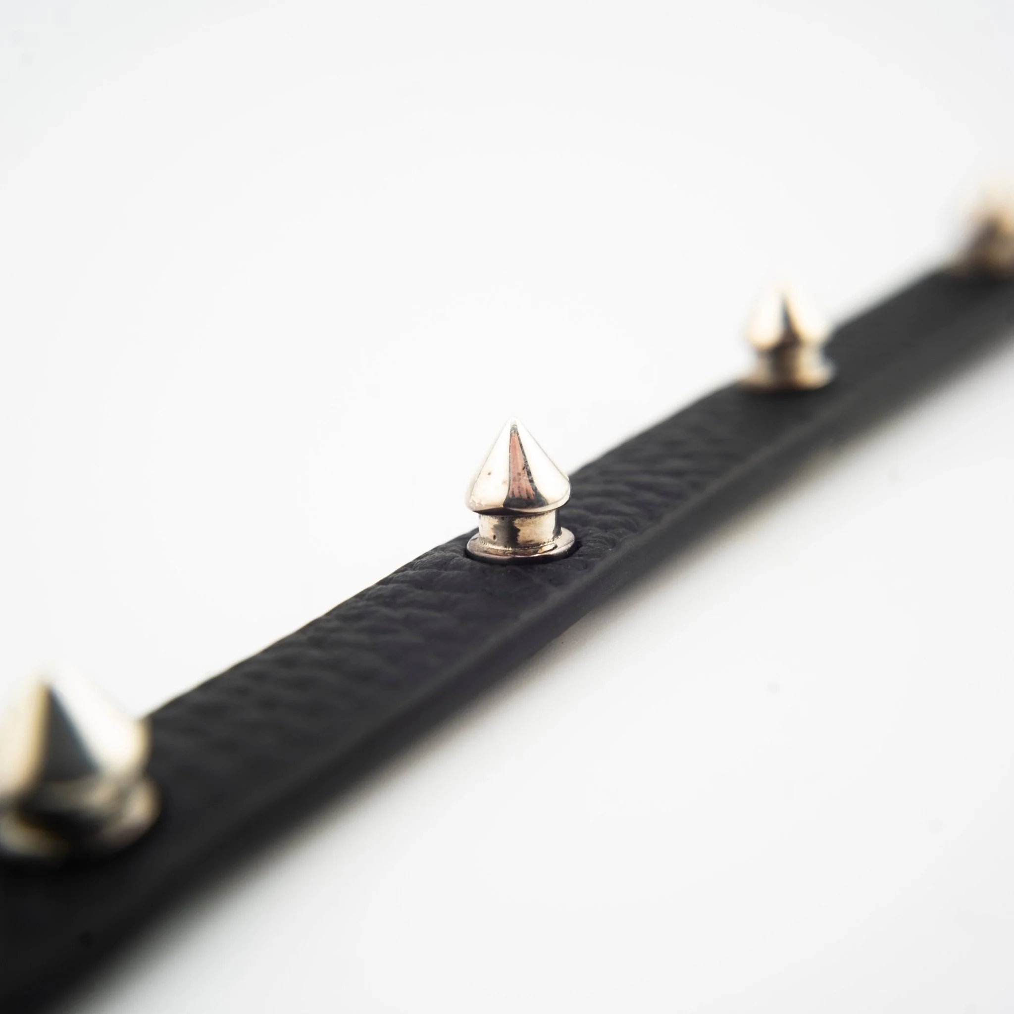 Studded Leather Bracelet - Image 5